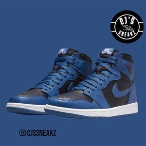 Air Jordan Retro 1 High ‘Marina Blue’ Size 7 GS New!